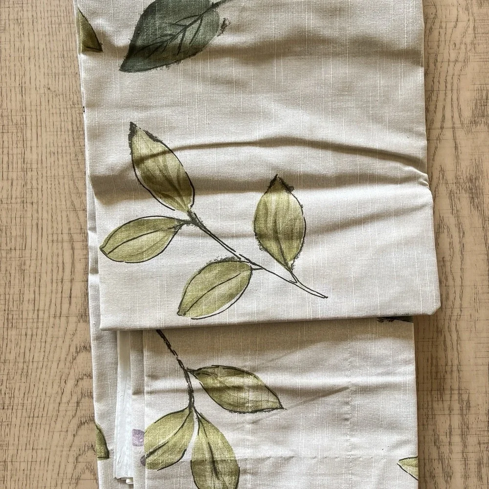 Lot of 4 Croscill Autumn Leaves 5741 Blouson Valance Vintage NOS 94 X 15